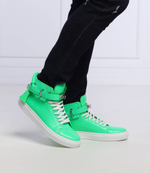 Кожаные кроссовки cocco Buscemi - зеленый(BCS22704)