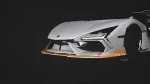 Карбоновая губа переднего бампера для LAMBORGHINI REVUELTO 2023+ Ламборгини