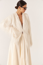 Кардиган из бахромы