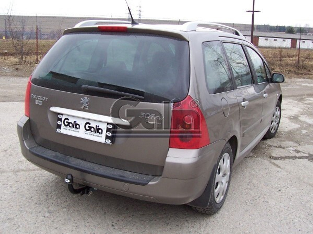 Фаркоп оцинкованный Galia P036A для Peugeot 307 универсал 2002-2008(паспорт и сертификат в комплекте)(без электрики)