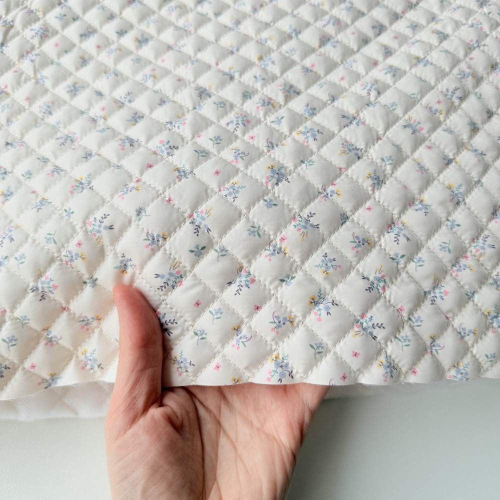 Курточная стежка Букет незабудок