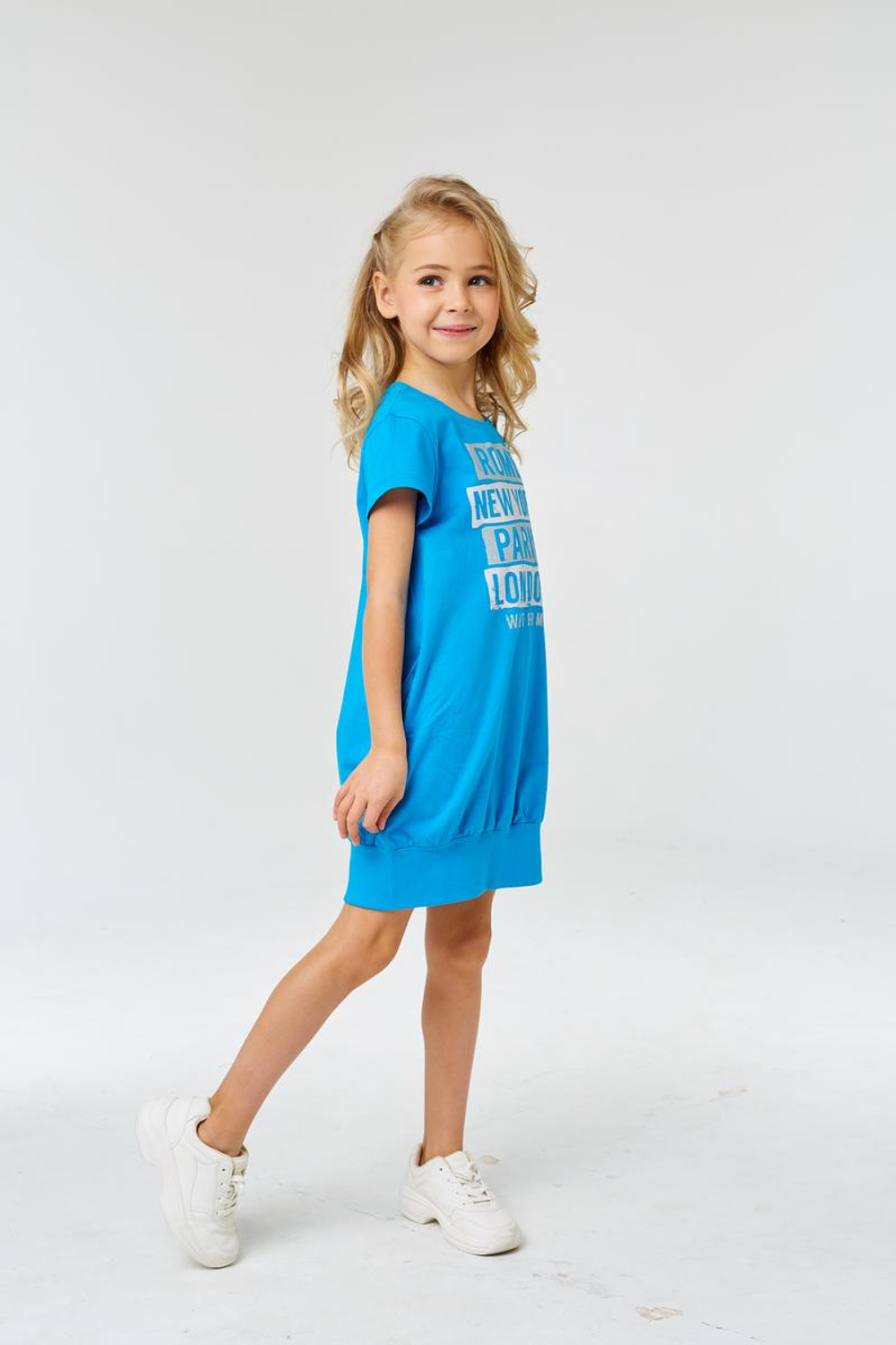 Платье детское р-р 104, Голубой