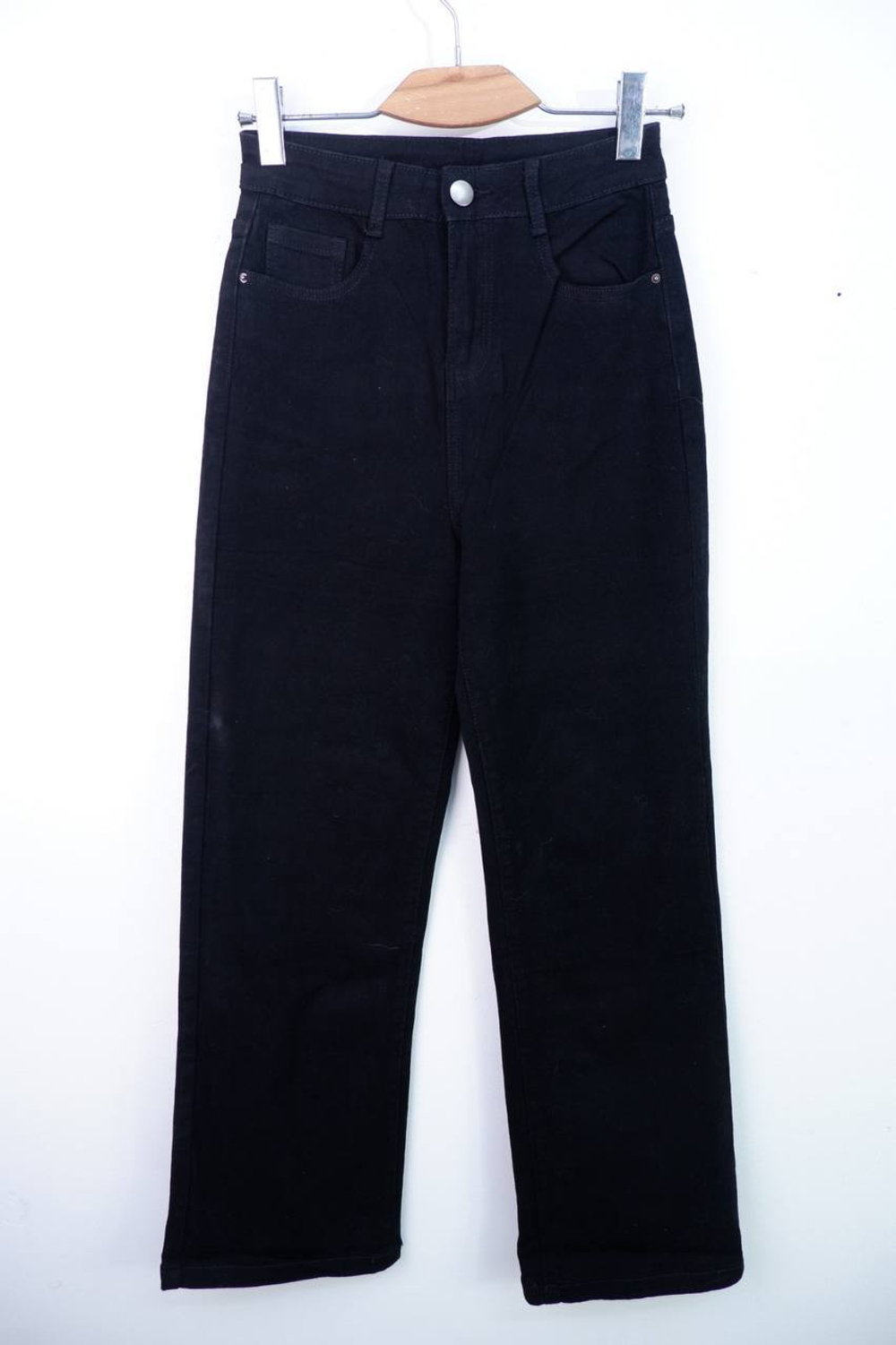 Джинсы прямого кроя темные, маркировка 28, визуально на 44 размер