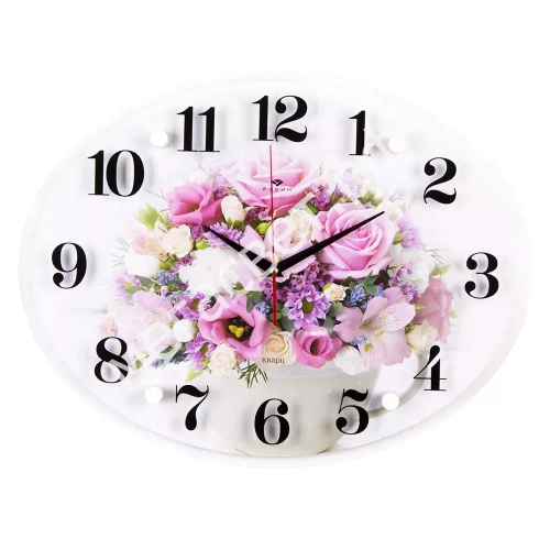 Часы настенные 3546-017 "Нежный букет"