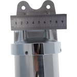 Фильтр для воды АКВАБРАЙТ магистральный, 3/4", корпус из нержавеющей стали, Slim Line 10", в комплекте кронштейн и ключ (АБФ-НЕРЖ-34)