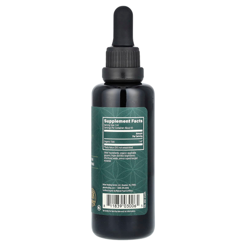 Global Healing, необработанный травяной экстракт, тулси, 59,2 мл (2 жидк. унции)