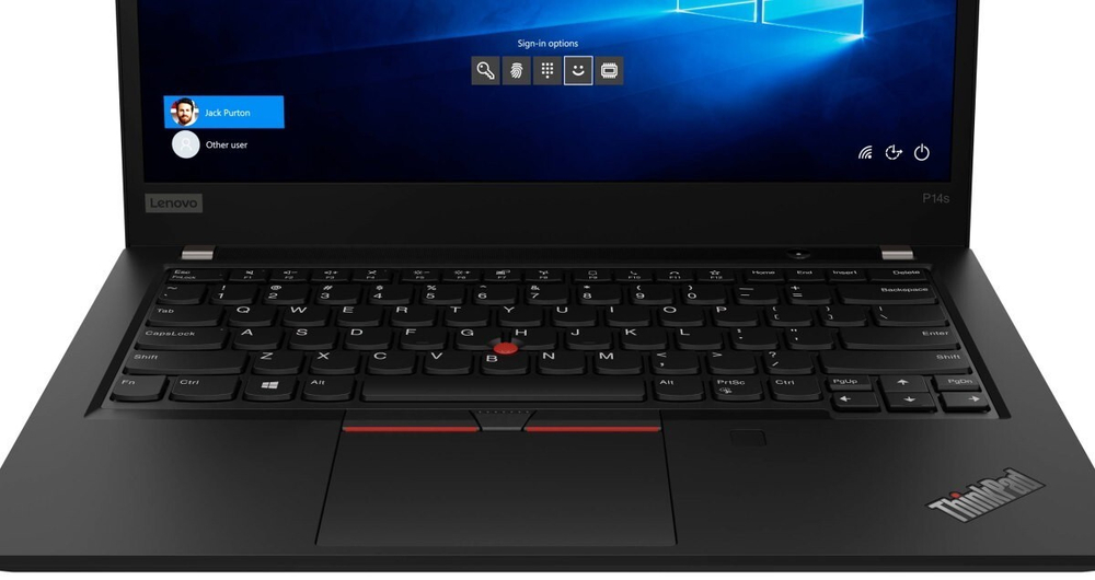 Ноутбук Lenovo ThinkPad P14s Gen 1 20S40047RT Intel Core i7 10510U, 1.8 GHz - 4.9 GHz, 8192 Mb, 14; Full HD 1920x1080, 256 Gb SSD, DVD нет, nVidia Quadro P520 2048 Mb, Windows 10 Professional, черный