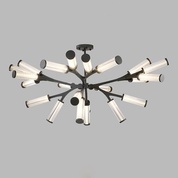 Люстра в стиле модерн с древовидным расположением поворотных плафонов RAMOSE