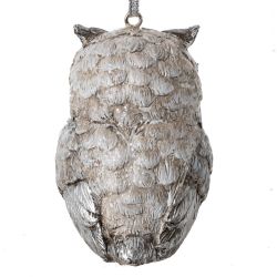 GAEM Фигурка декоративная подвесная "Сова", L7 W7 H8,5 см