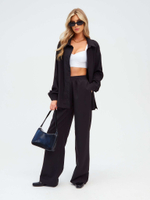 Черная рубашка Микадо