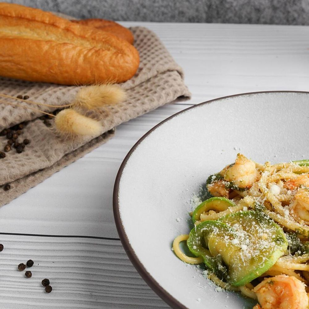 Салатник 650 мл d 23 cм h3 cм White Matt New Brown Taiga P.L. [4]