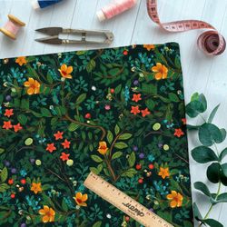 Ткань премиум таффета ночная мелодия