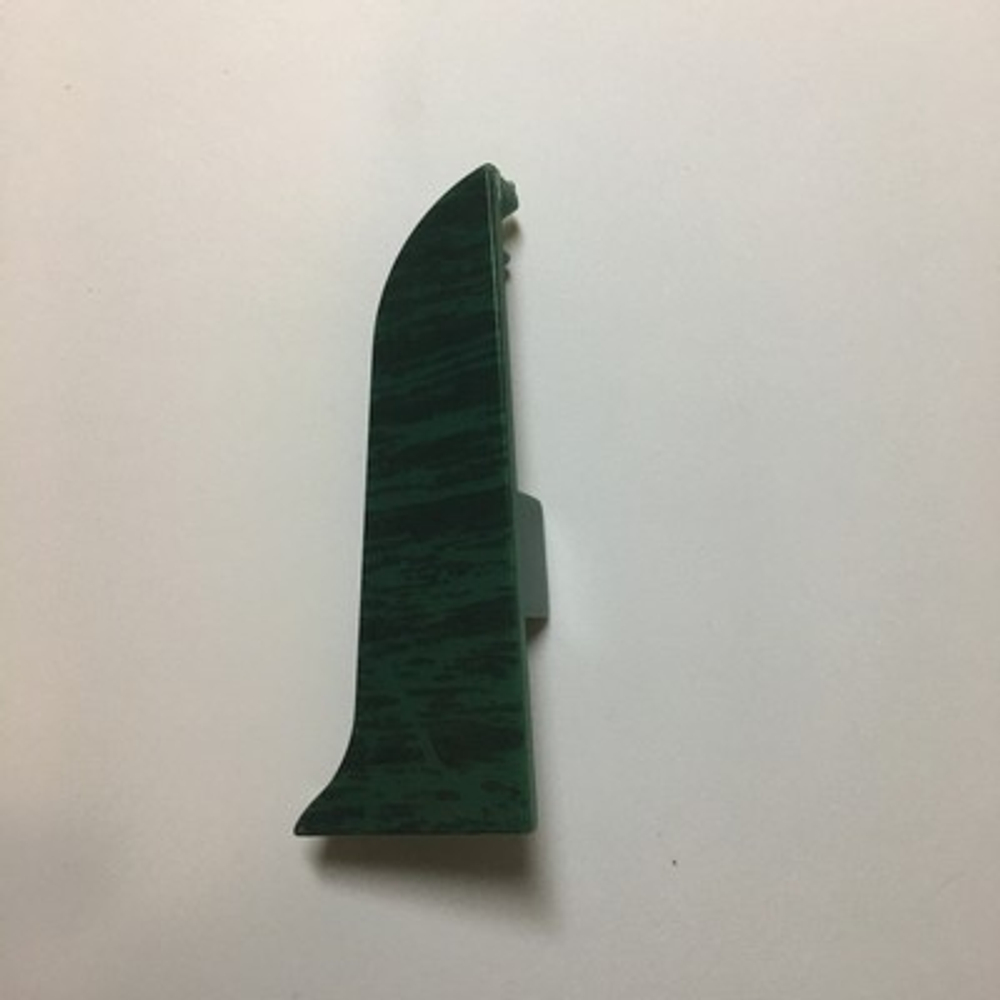 Заглушка правая к плинтусу "LIDER-62" 275 Зеленый