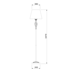 Торшер с абажуром античная бронза 01003/1 античная бронза