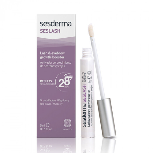 Sesderma SESLASH Lash & Eyebrow growth booster - Сыворотка активатор роста ресниц и бровей, 5 мл
