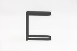 Visby, столик антрацит, алюминий