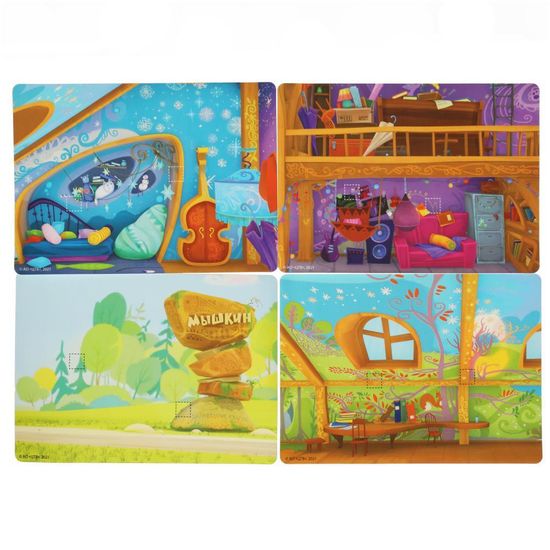 Любимые герои. IQ липучки из пластика. Сказочный патруль . ТМ Умные игры