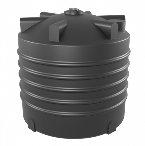 Емкость для технической воды Мультпласт KР-10000 10000 л. вертикальная (2400x2400x2400см;216кг;черный) - арт.552061