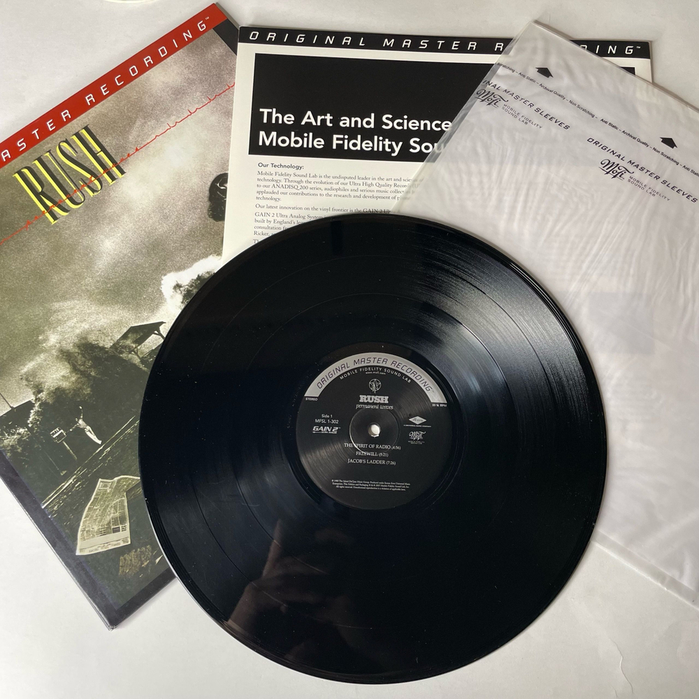 Винтажная виниловая пластинка LP Rush Permanent Waves (США 2007) Limited Edition № 1220