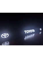 Рамка для номера с подсветкой, пластик ABS. Toyota. Подсветк