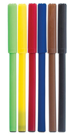 Фломастеры 6 цветов, вентилируемый колпачок (ПИФАГОР)