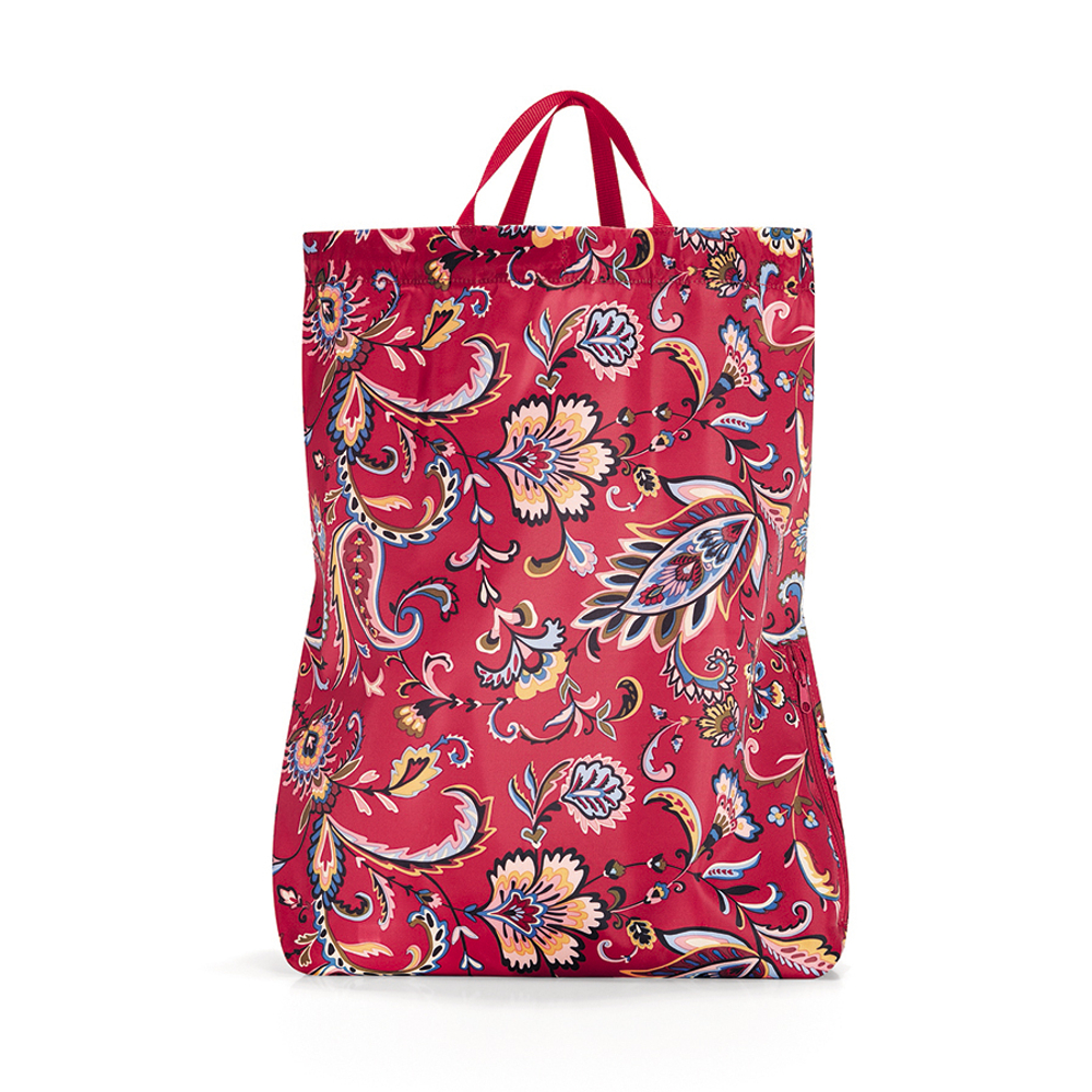 Рюкзак складной Mini maxi sacpack paisley ruby Reisenthel