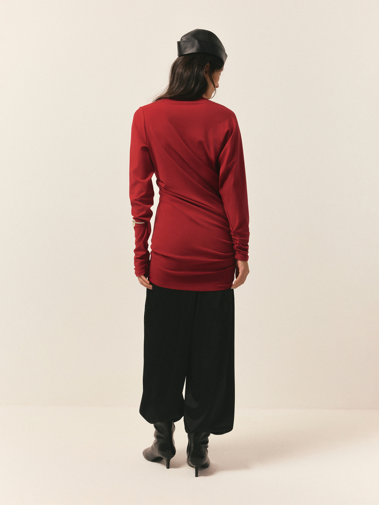 Платье с драпировками