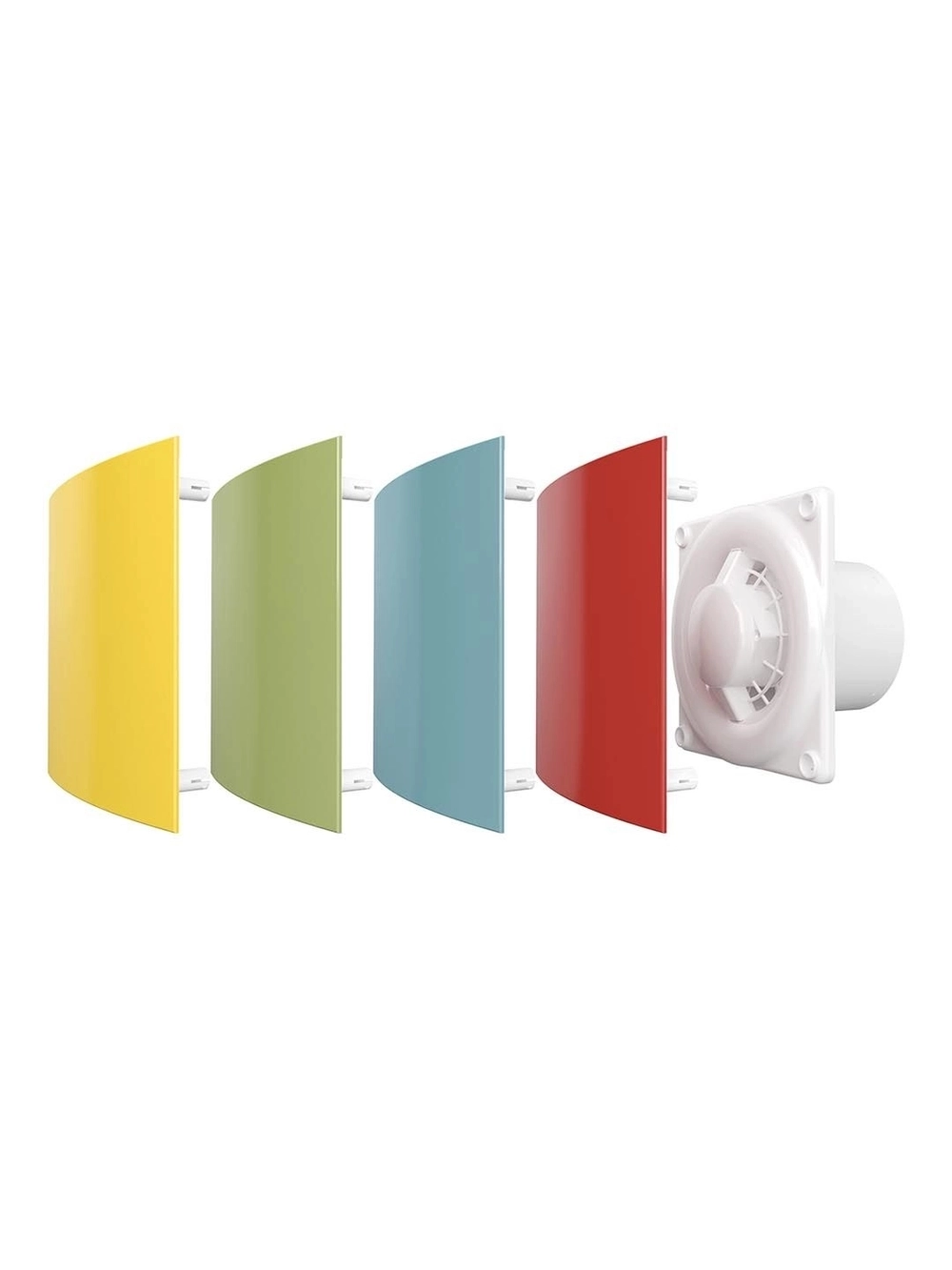 Вентилятор накладной QUADRO D100 тяговый выключатель