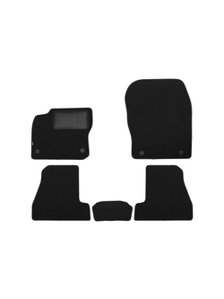 Коврики в салон для FORD Focus 3 2011-2015, 2014-2019, хэтчбек, 5 шт. (текстиль) KLEVER03163222110KH