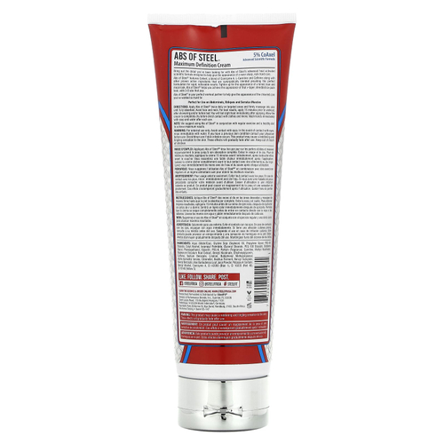 SteelFit, Abs of Steel, крем максимальной выразительности, 237 мл (8 жидк. унц.)