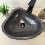 Раковина из речного камня RS-66025 43х37х15 из натурального камня