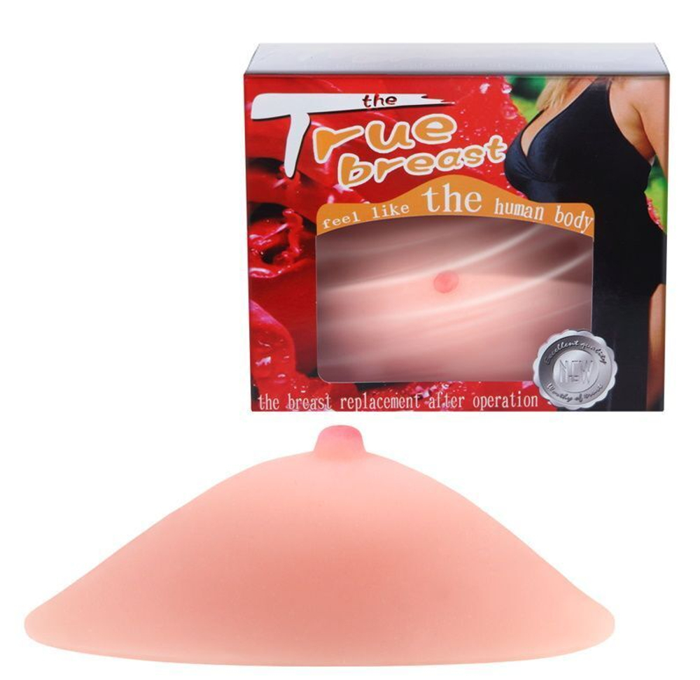 Телесный имплант-накладка на грудь (Цвет: телесный)