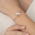 Браслет «Постижение тайн» из комбинированного золота с топазами