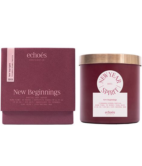 New Year Spirit, свеча New Beginnings collection, Echoes