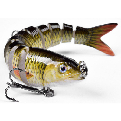 Искусственная приманка набор 3 шт воблер 8-ми секционный 13.5 см 19.5 г.