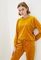 Лорен (горчичный) XS Костюм велюровый