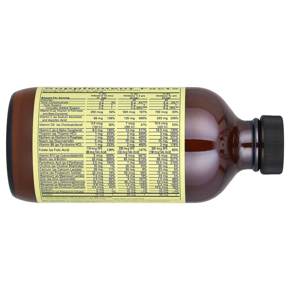 ChildLife Essentials, мультивитамины и минералы, натуральный вкус апельсина и манго, 237 мл (8 жидк. унций)