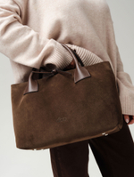 Замшевая сумка Iris DBR 31372 кофе