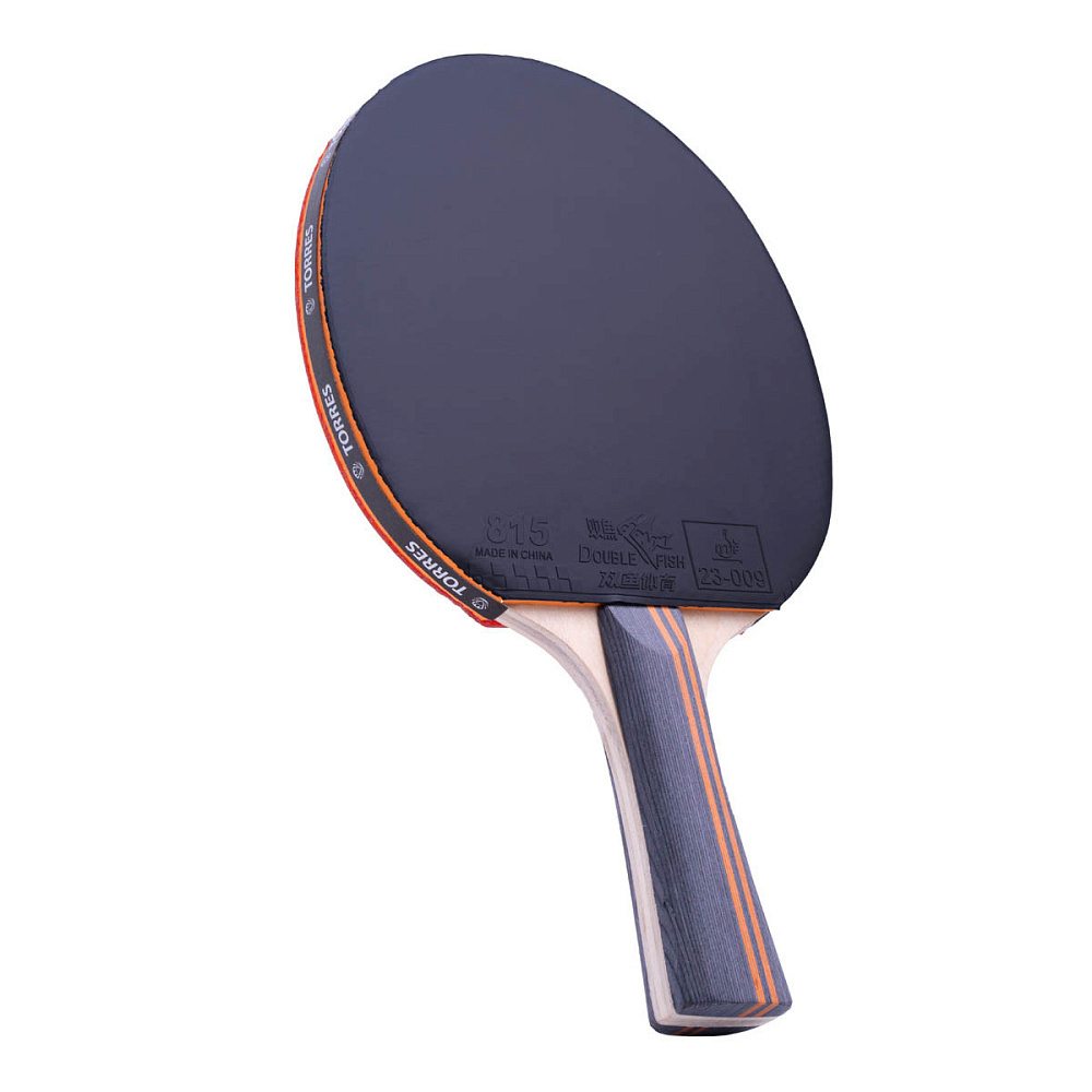 Ракетка для н/т TORRES Master 3*, TT21007, для тренировок, накладка 2,0 мм