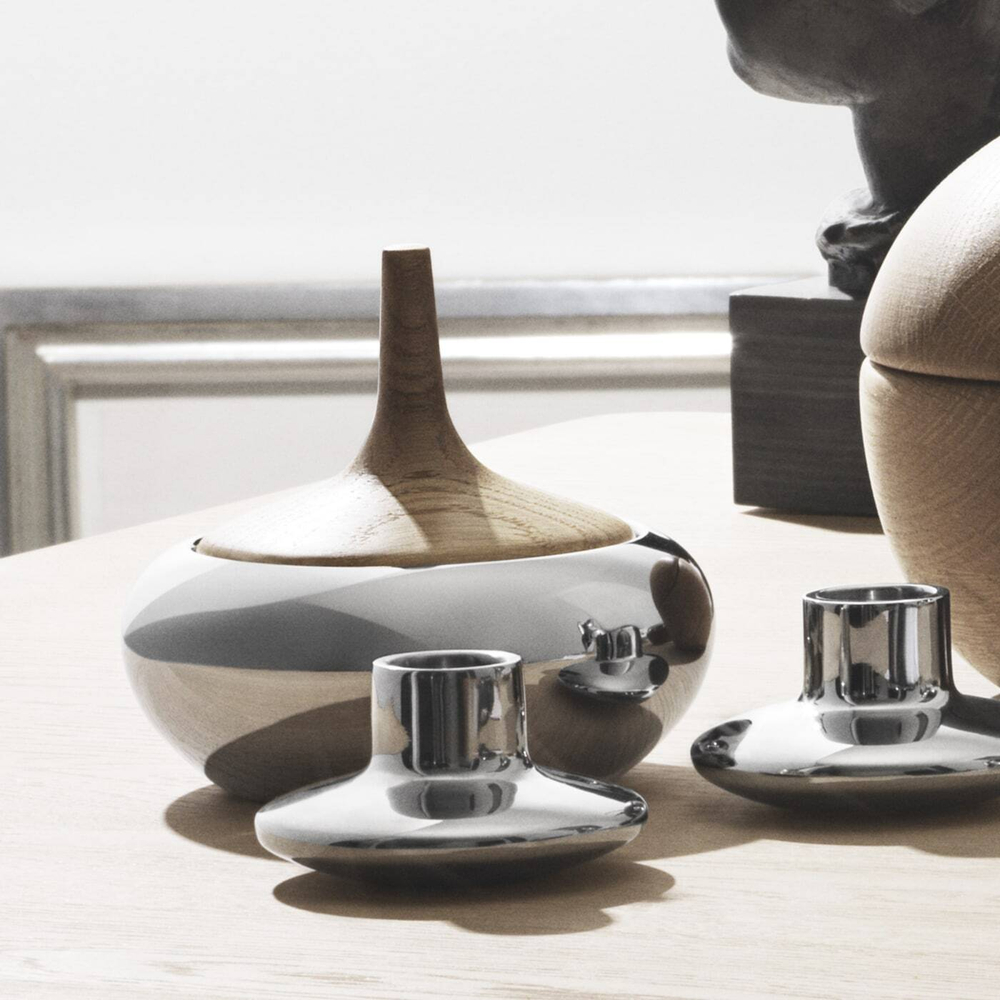 Чаша с крышкой Georg Jensen Henning Koppel, 12 см
