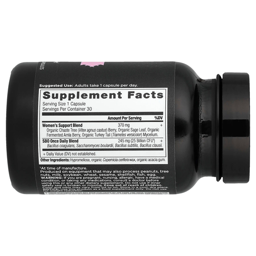 Ancient Nutrition, SBO Probiotics, Once Daily Women's, 25 млрд КОЕ, 30 капсул