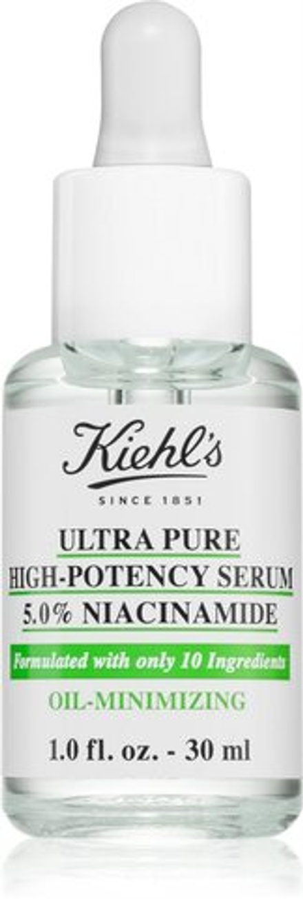 Kiehl's Ultra Pure High-Potency Serum 5.0% Niacinamide - концентрированная сыворотка для кожи /   30  ml  / GTIN 3605972791238