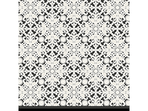 Клеенка столовая ПВХ "Элегия" 1,35*22м (22м/рул) Арабеска 7055-014-white