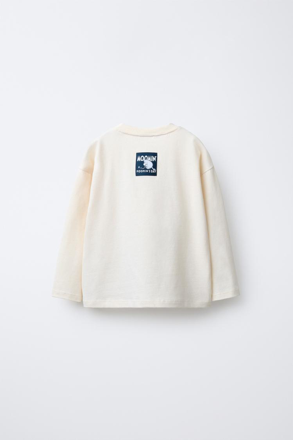 ZARA ФУТБОЛКА С РЕЛЬЕФНЫМ ПРИНТОМ МУМИ-ТРОЛЛИ ©, ЭКРЮ