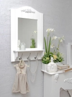 Зеркало настенное с полкой "Прованс"
