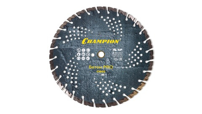 Круг алмазный 350*25.4*10 CHAMPION PRO Heavyсut бетон, железобетон C1602