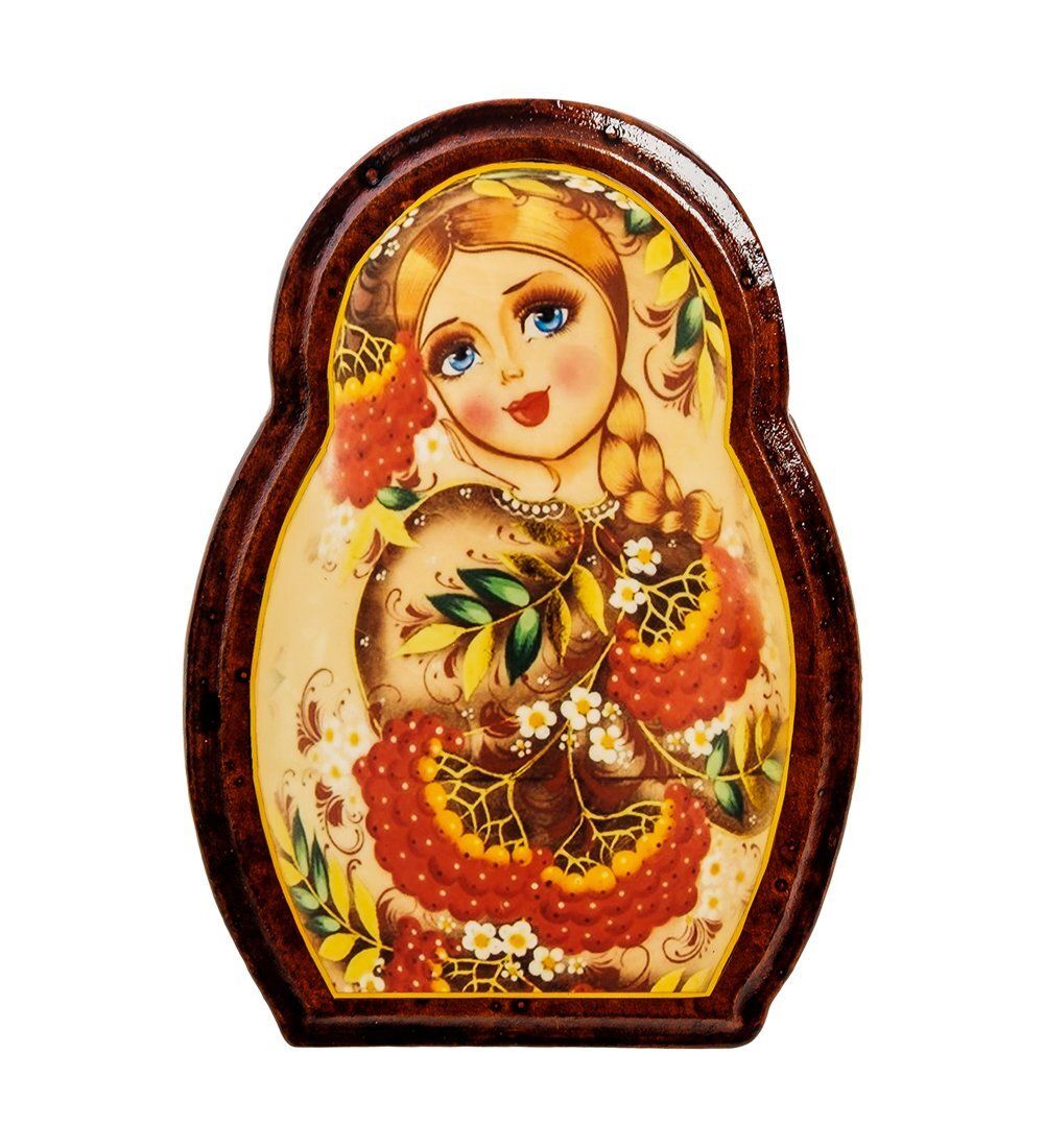 ШК-11/59-B Шкатулка в технике декупаж «Матрешка» (14х10х5)