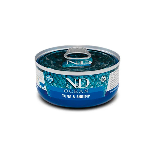 Farmina N&D CAT OCEAN 70 г ТУНЕЦ КРЕВЕТКИ консервы для кошек Фармина 12.25