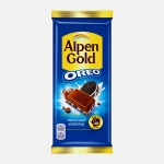 Молочный шоколад с печеньем Oreo Alpen Gold 80г