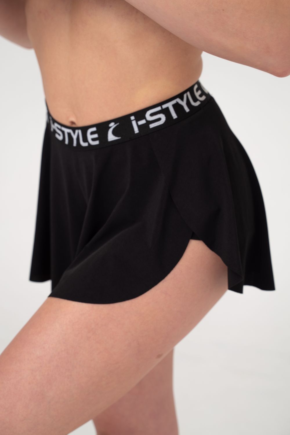Double Fly Shorts, Black Printed